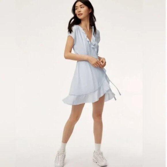 Sunday Best Ruffle Wrap Dress - Picture 1 of 4